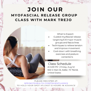 Myofascial Release- Aug 1st at 6:00 PM