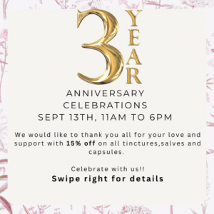 Spring to Health 3rd Year Anniversary- Sept 13th 11 AM to 6 PM