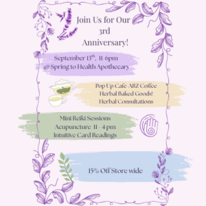 Anniversary Celebration Wellness Event- Sept 13th 11 AM to 6 PM