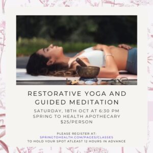 Restorative Yoga and Guided Meditation