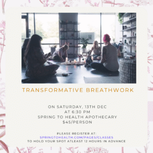 Transformative Breathwork - Saturday, December 13 at 6:30 PM