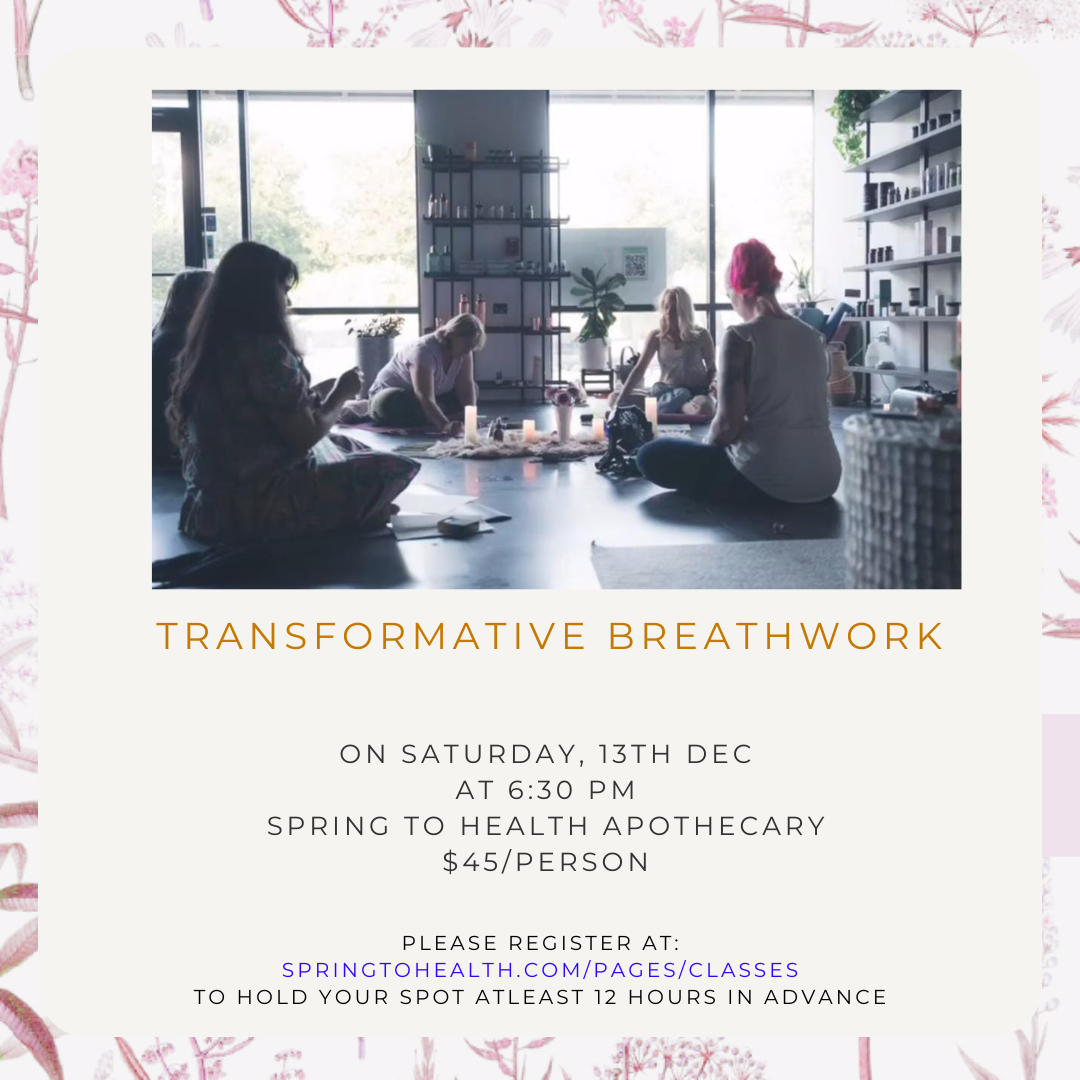 Transformative Breathwork - Saturday, December 13 at 6:30 PM