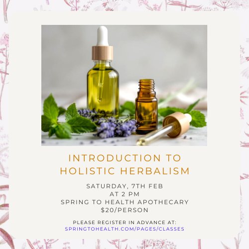 Introduction to Holistic Herbalism - Saturday, February 7 at 2:00 PM